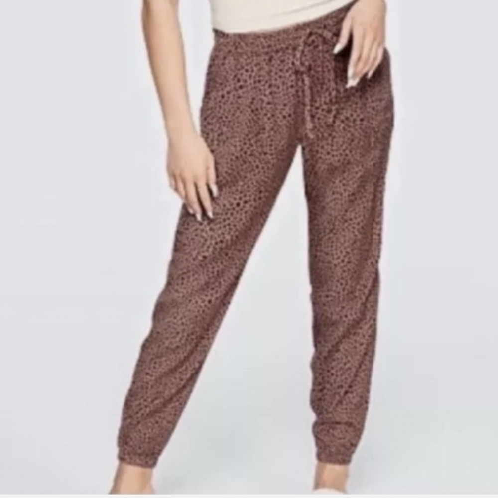 PINK Victoria's Secret Leopard Joggers size S